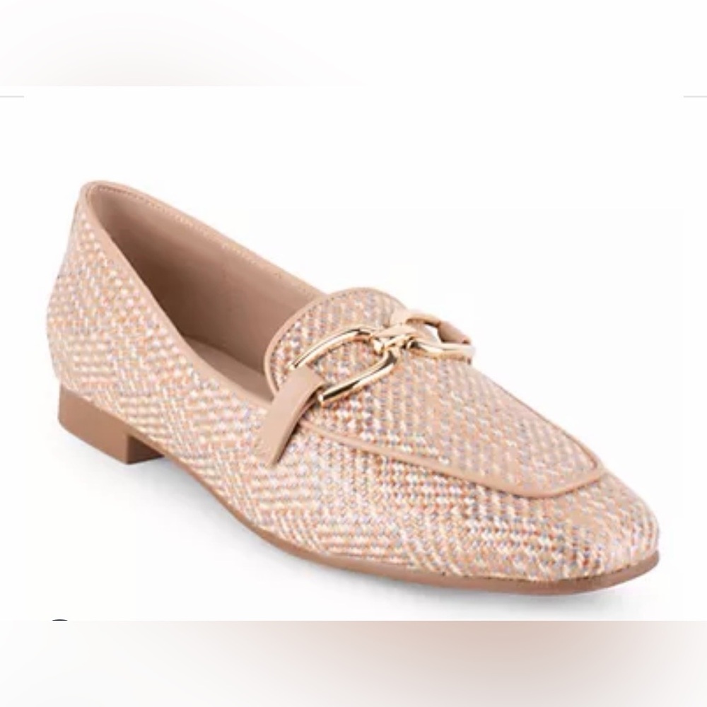 Tahari Snip Toe Loafers size 6.5 NWT-A slip on office flats multicolor